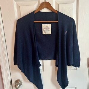 Hollister Women's Dark Blue Cardigan